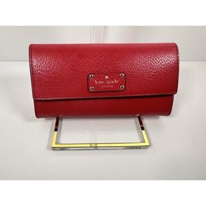 Kate Spade Red Wellesley Wallet